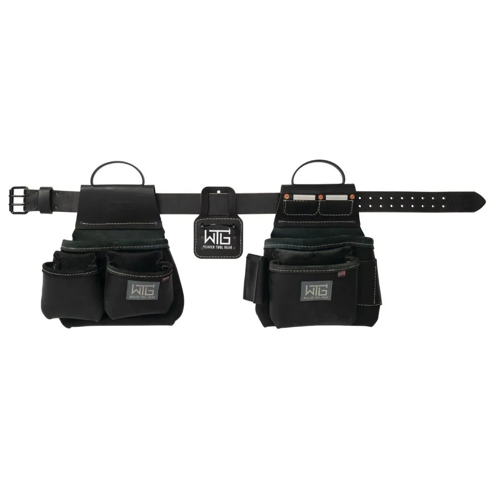 Black Leather Classic Framer Tool Belt