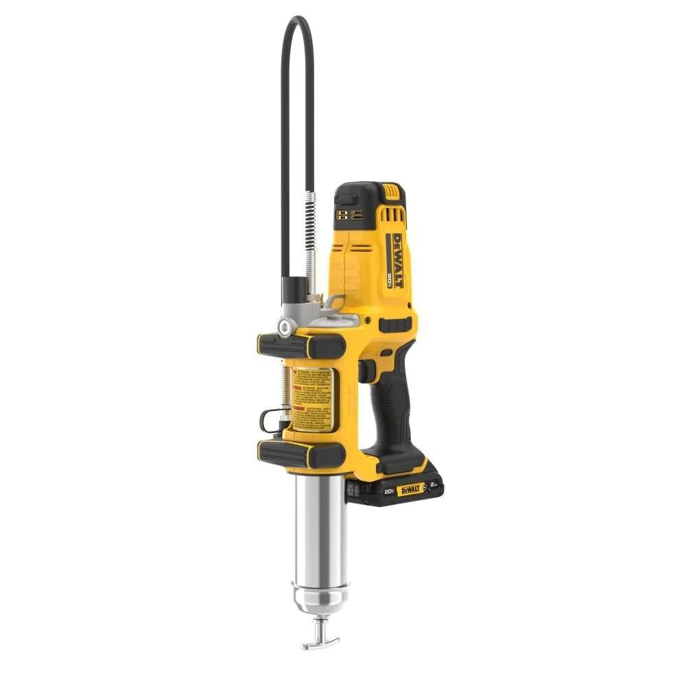 DEWALT 20V MAX Lithium-Ion Cordless 2-Speed Grease Gun with 2.0 Ah Battery and Charger