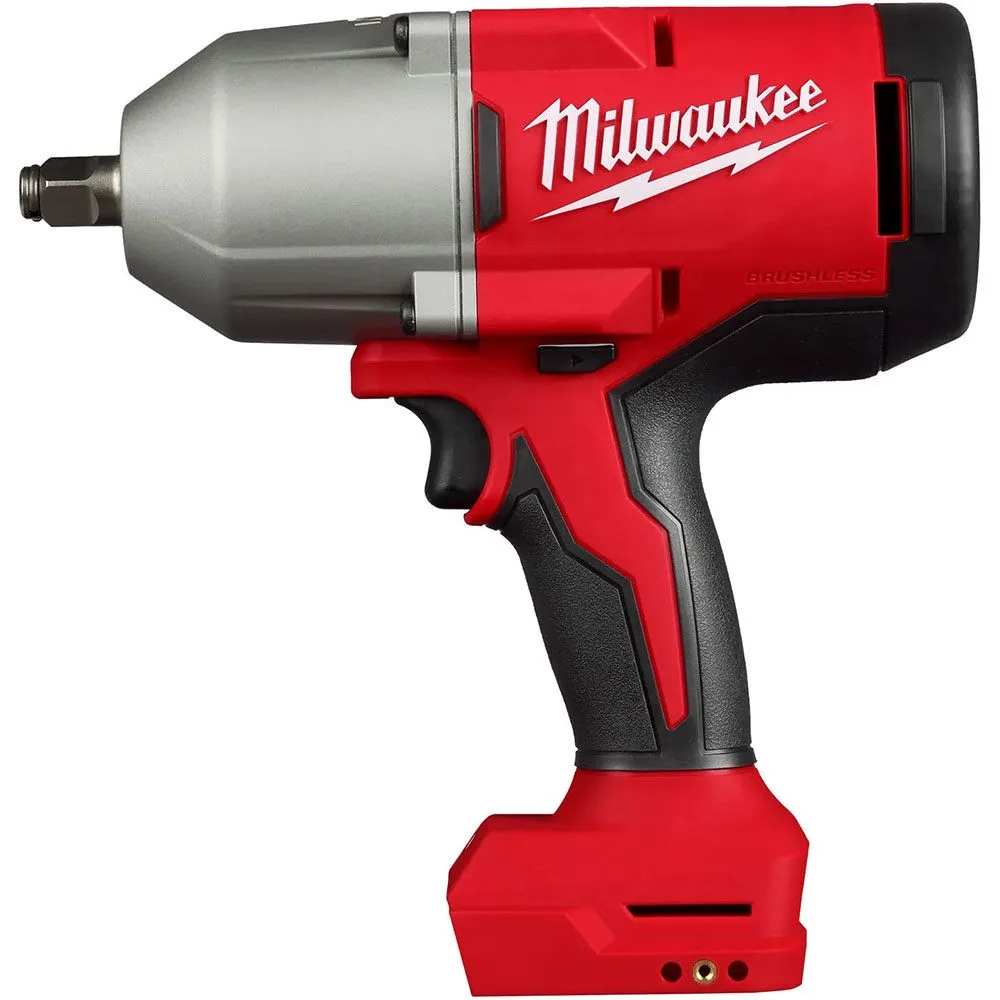 Milwaukee M18 18-Volt Lithium-Ion Brushless 1/2 in. High Torque Impact Wrench with Friction Ring (Tool-Only)