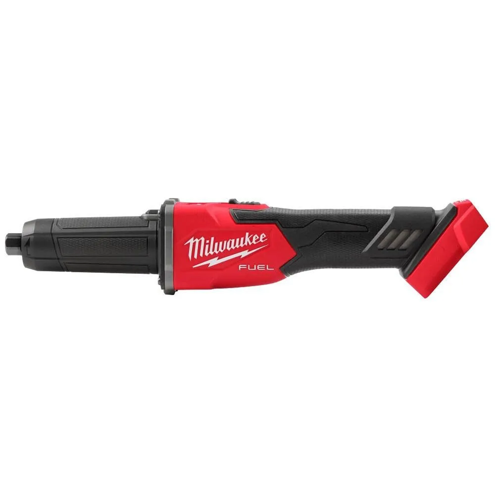 Milwaukee M18 FUEL 18V Lithium-Ion Brushless Cordless 1/4 in. Braking Die Grinder Slide Switch (Tool-Only)