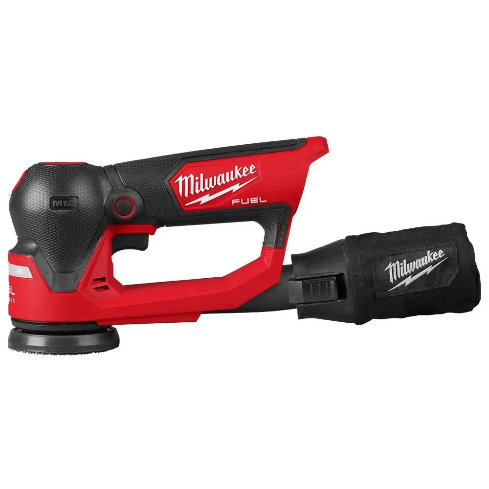 Milwaukee M12 FUEL 12V Lithium-Ion Brushless Cordless 3 in. Random Orbital Detail Sander