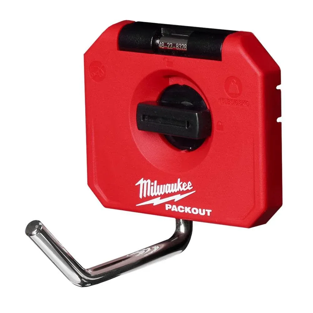 Milwaukee PACKOUT 4" Single Straight Hook Tool Holder