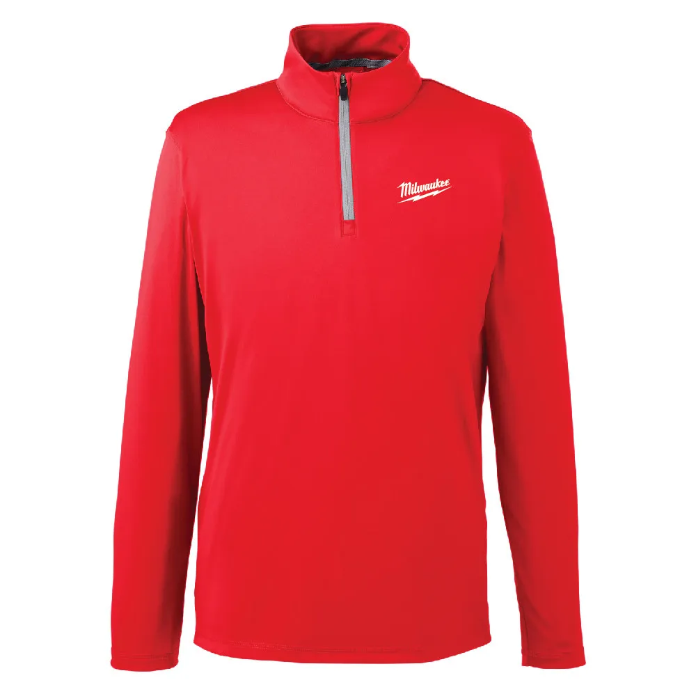 MILWAUKEE - Red Puma Men's 1/4 Zip