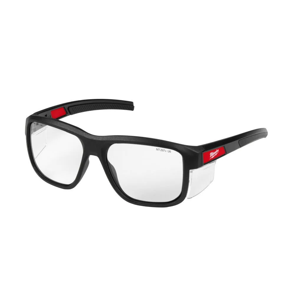 Milwaukee Clear Full Frame Anti-Scratch Safety Glasses with Removable Side Shields