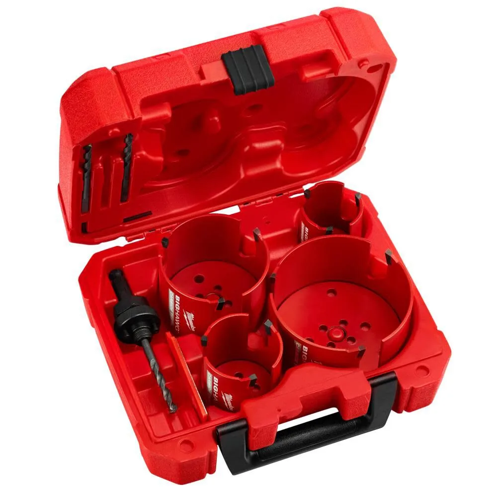 Milwaukee BIG HAWG Carbide Hole Saw Kit (8-Piece)