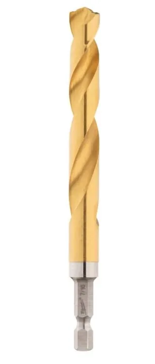Milwaukee SHOCKWAVE Impact Duty Impact-Duty Drill Bit, 29/64 in Dia, 1/4 in Dia Shank, Hex Shank