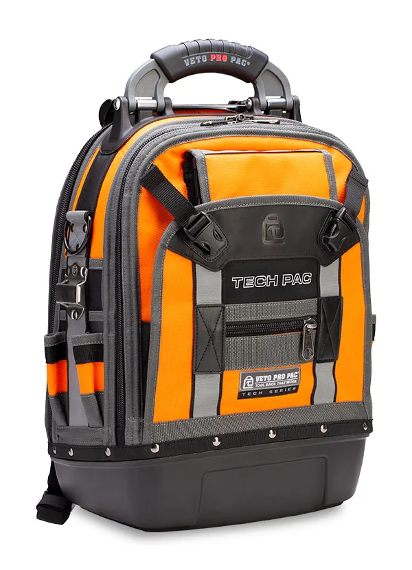 Veto Pro Pac Tool Backpack Large, Hi-Viz Orange