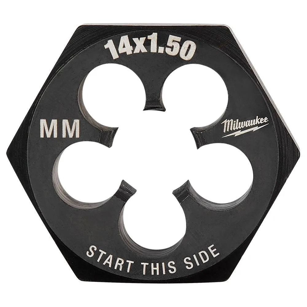 Milwaukee M14-1.50 mm 1-7/16 in Hex Threading Die
