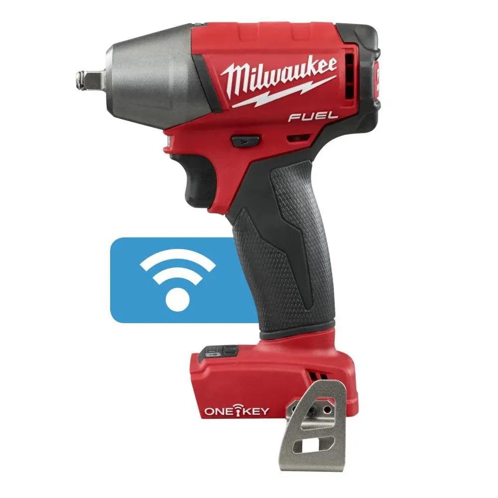 Milwaukee M18 FUEL ONE-KEY 18V Lithium-Ion Brushless Cordless 3/8 in. Impact Wrench w/ Friction Ring (Tool-Only)