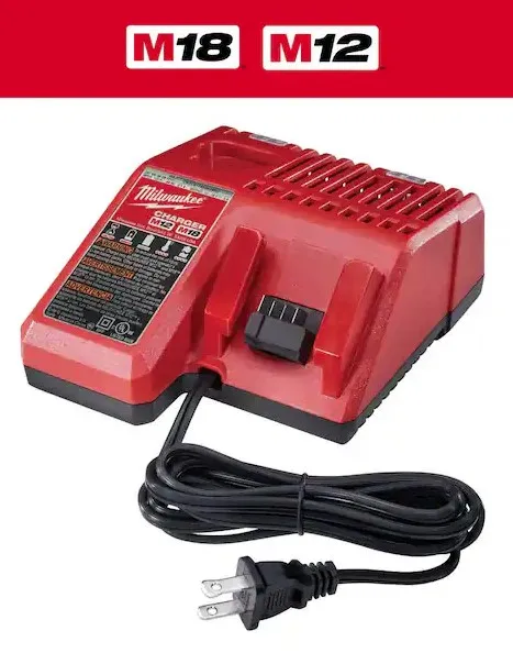 Milwaukee M12 and M18 12-Volt/18-Volt Lithium-Ion Multi-Voltage Battery Charger