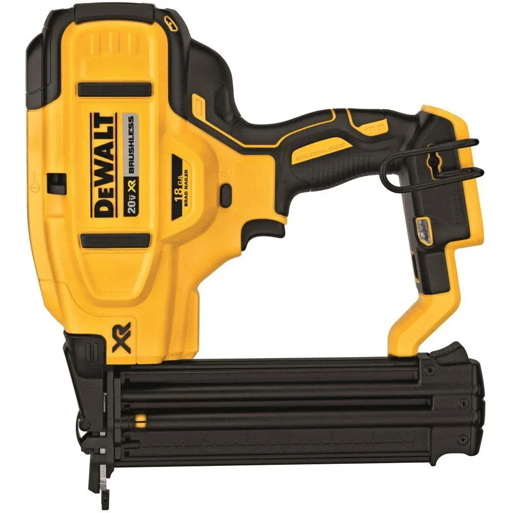 DEWALT 20V MAX XR Lithium-Ion Electric Cordless 18-Gauge Brad Nailer (Tool Only)