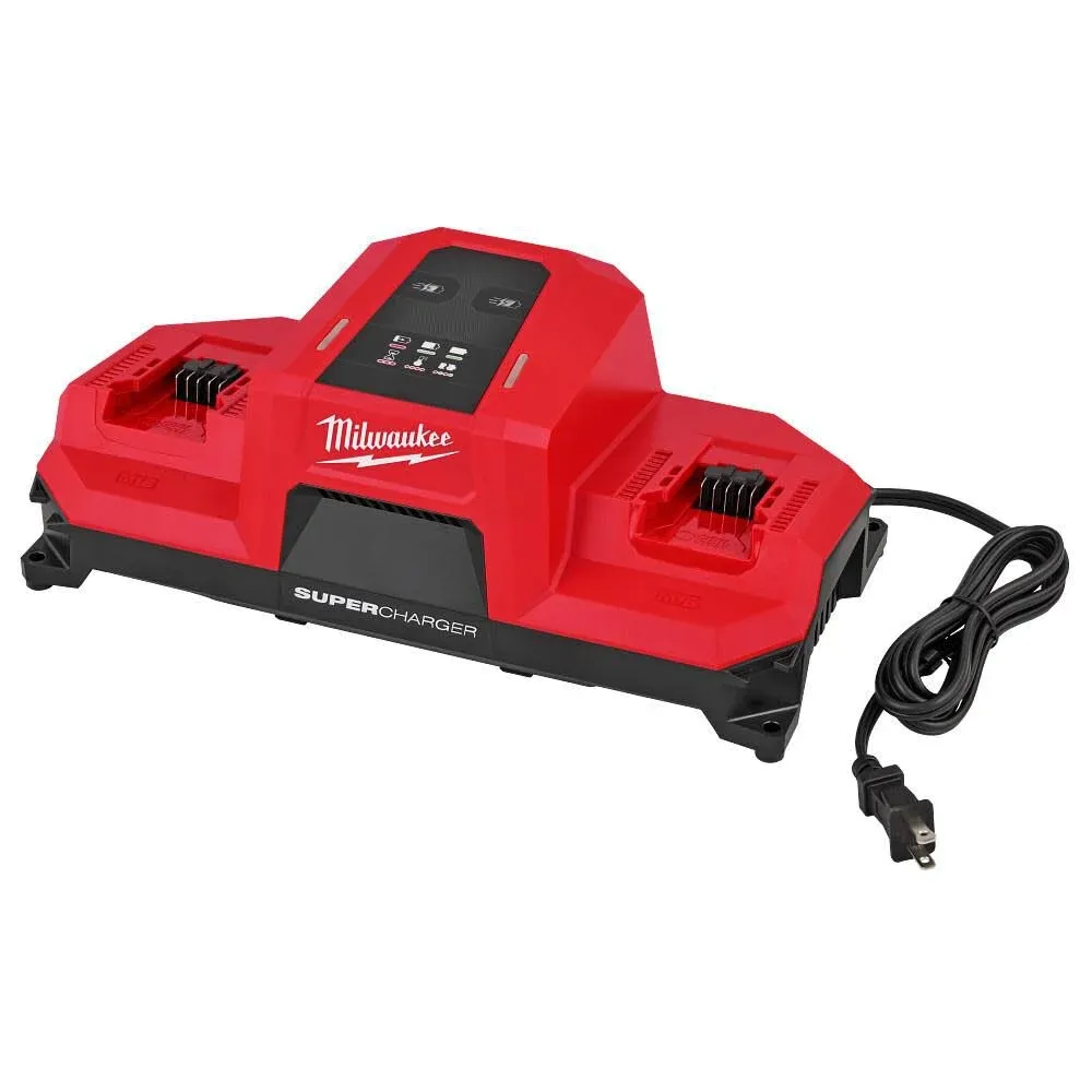 Milwaukee M18 18V Dual Bay Simultaneous Super Charger with 4 Point Mounting