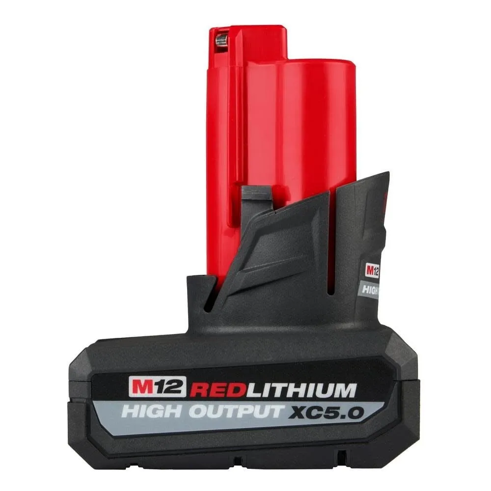 Milwaukee M12 12-Volt Lithium-Ion XC High Output 5.0 Ah Battery Pack