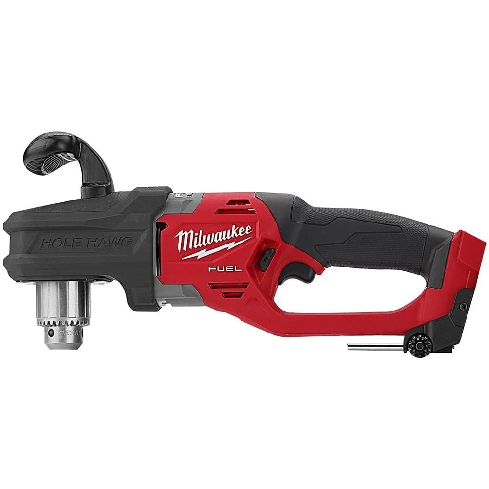 Milwaukee M18 FUEL GEN II 18V Lithium-Ion Brushless Cordless 1/2 in. Hole Hawg Right Angle Drill (Tool-Only)