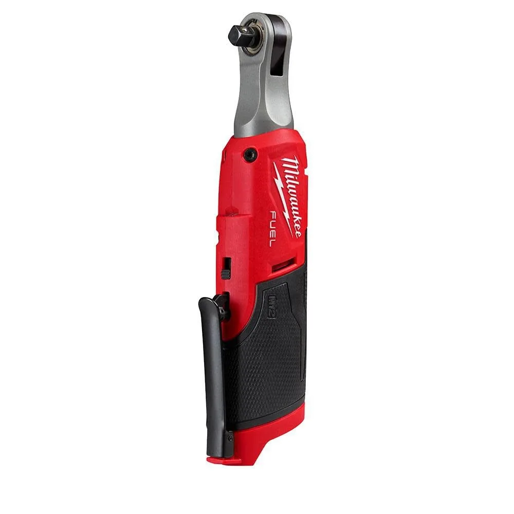 Milwaukee M12 FUEL 12-Volt Lithium-Ion Brushless Cordless High Speed 3/8 in. Ratchet (Tool-Only)