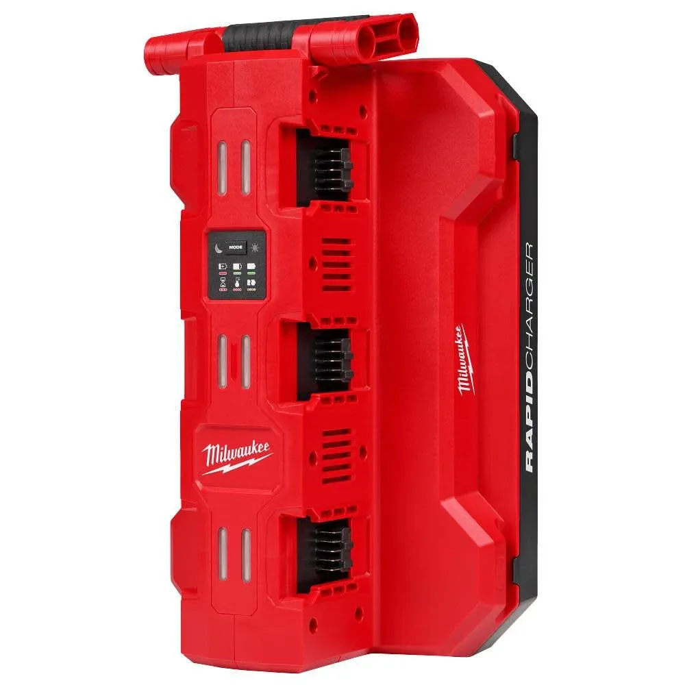 Milwaukee M18 18V PACKOUT 6-Port Daisy Chain Rapid Charger