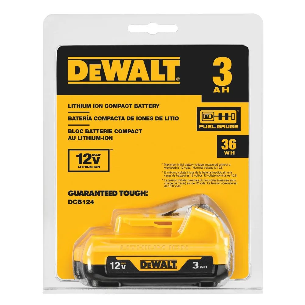 Batería DEWALT 12V MAX de 3.0 Ah