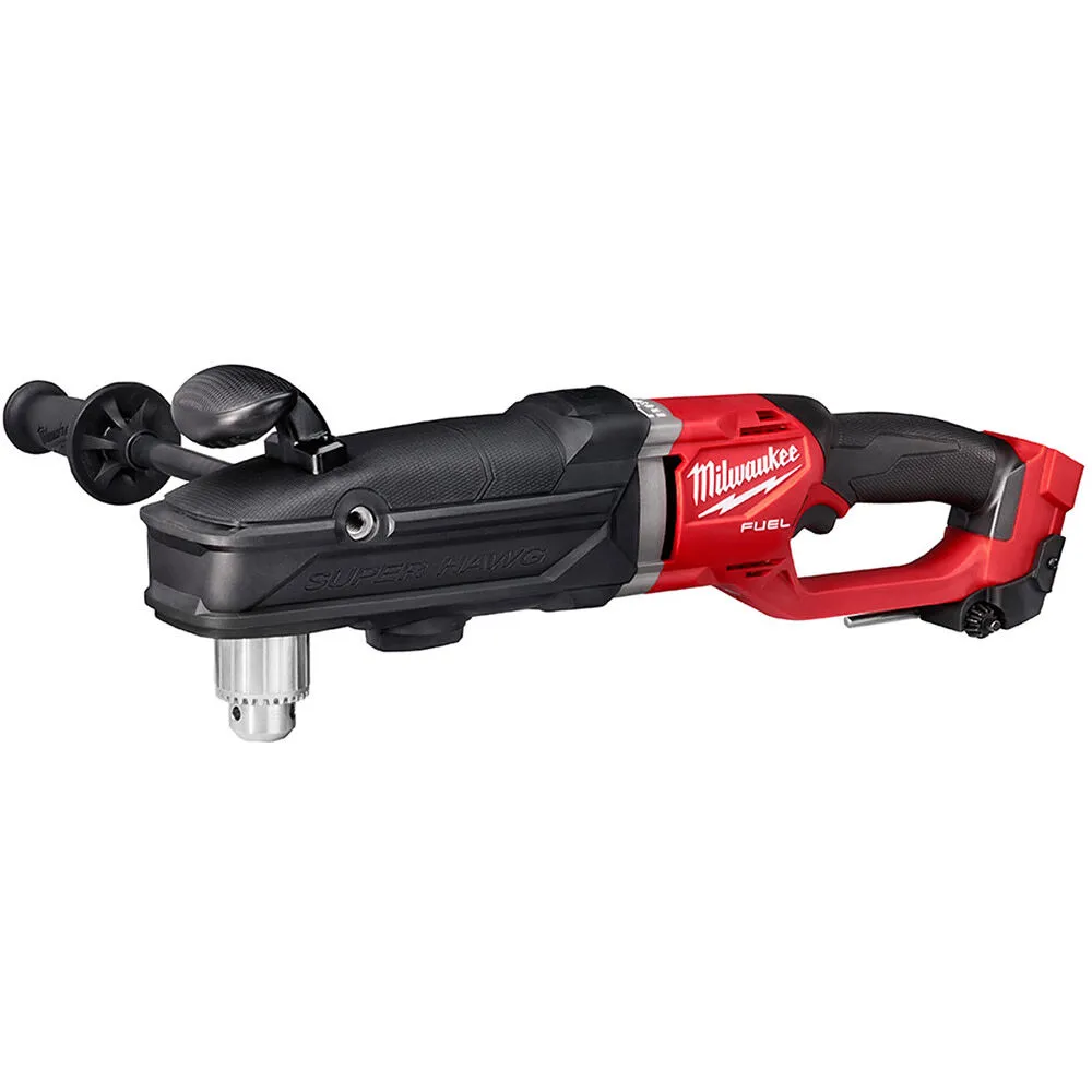 Milwaukee M18 FUEL 18V Lithium-Ion Brushless Cordless GEN 2 SUPER HAWG 1/2 in. Right Angle Drill (Tool-Only)