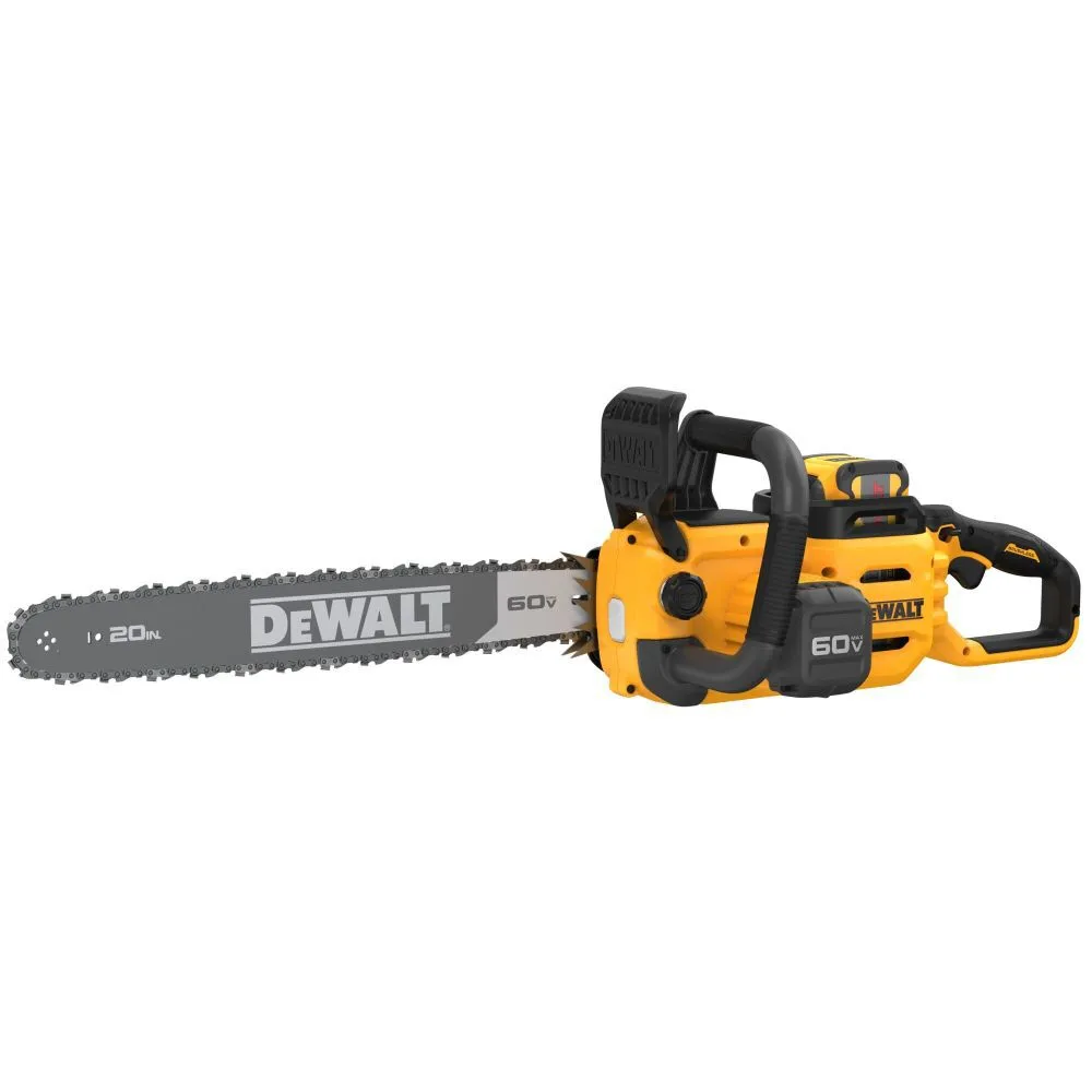 DEWALT FLEXVOLT 60V MAX 20 in. Brushless Electric Cordless Chainsaw Kit and Carry Case with (1) FLEXVOLT 5 Ah Battery & Charger