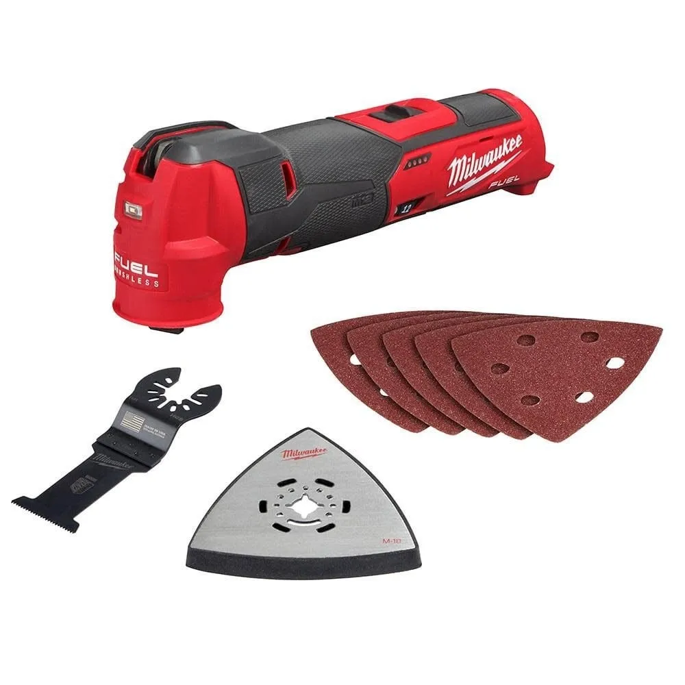 Milwaukee M12 FUEL 12V Lithium-Ion Cordless Oscillating Multi-Tool (Tool-Only)