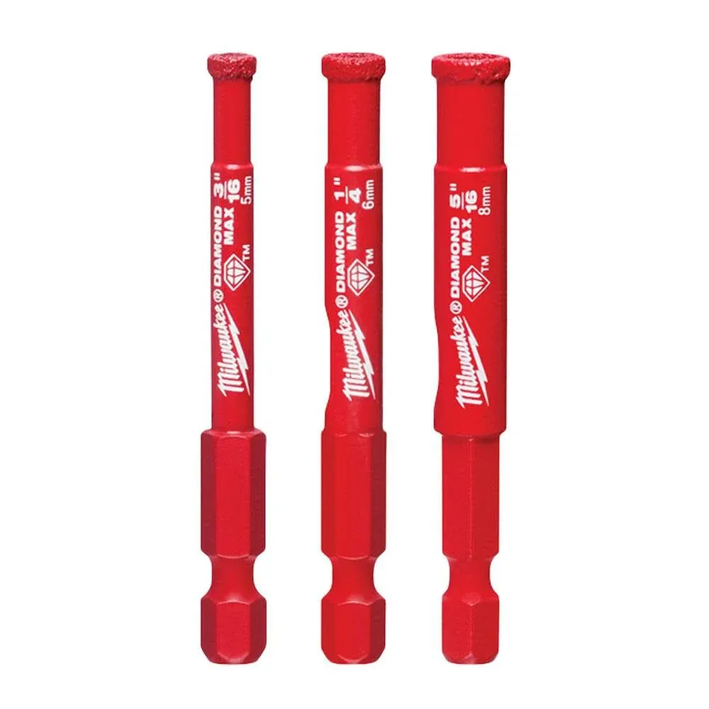 Milwaukee Diamond MAX Hole Saw Set (3-Piece)
