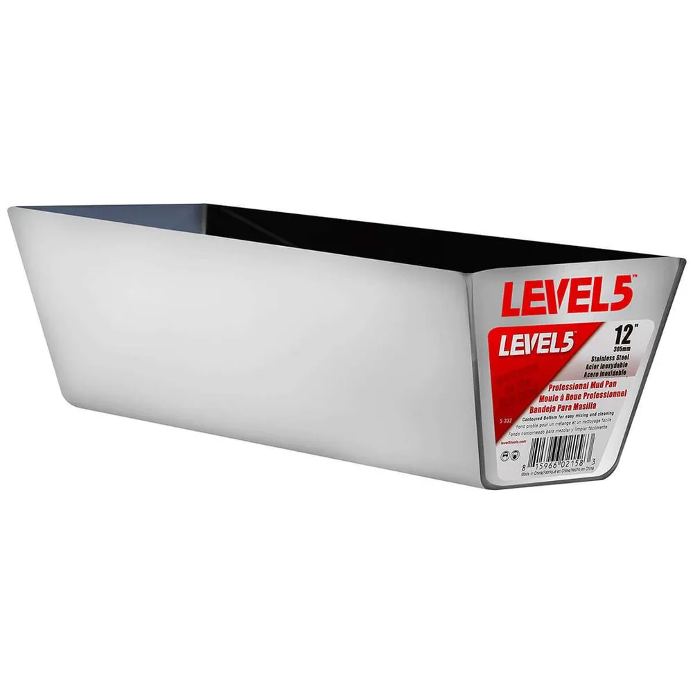 12" Stainless Steel Mud Pan