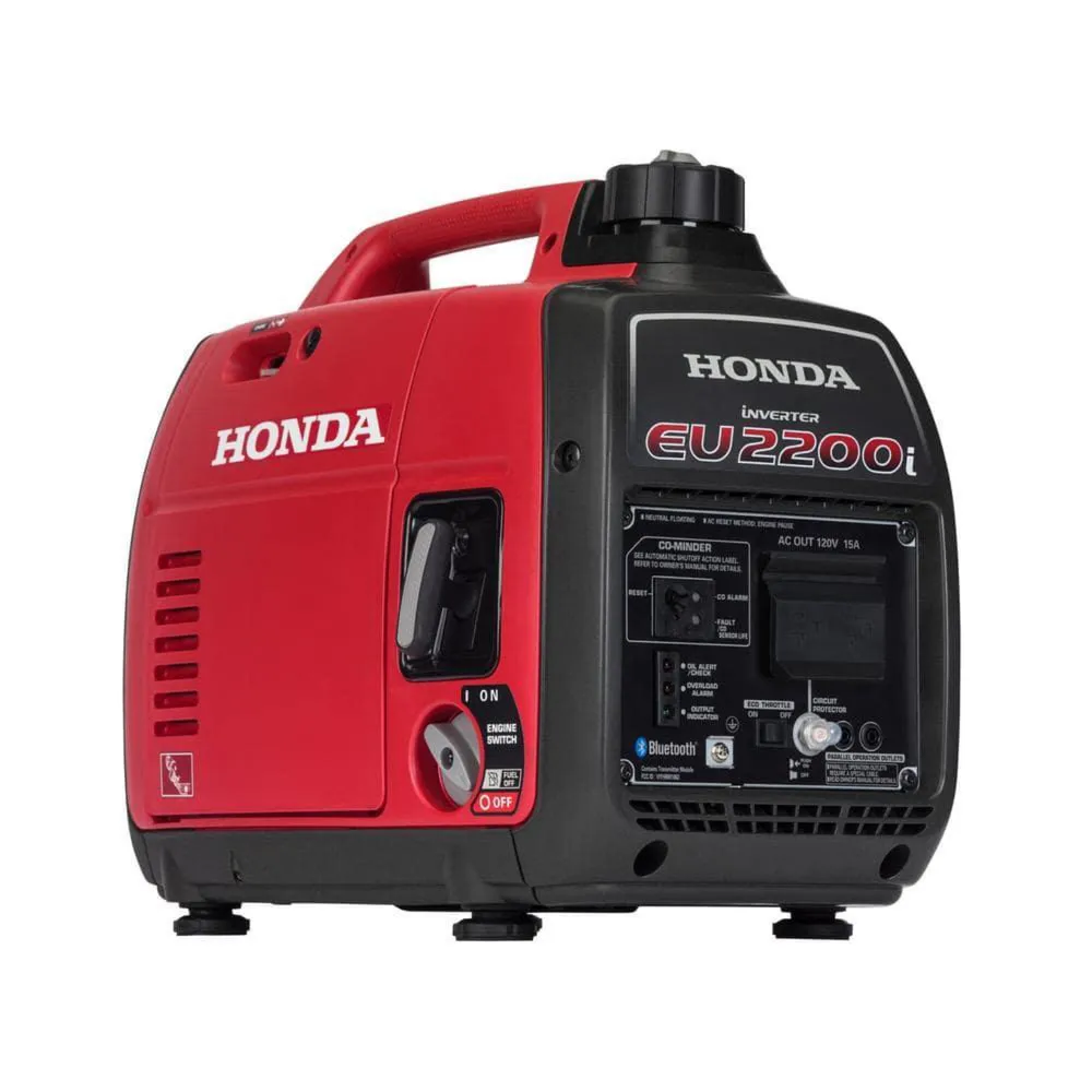 Generador inversor a gasolina de 2200 vatios/1800 vatios con arranque por cuerda y apagado automático avanzado