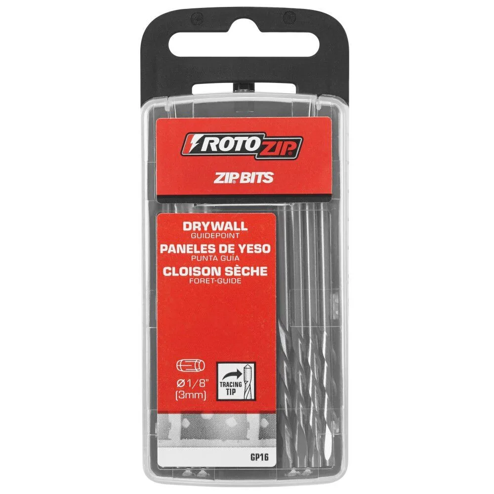 Rotozip 1/8in Guidepoint Bit - 16 Pack