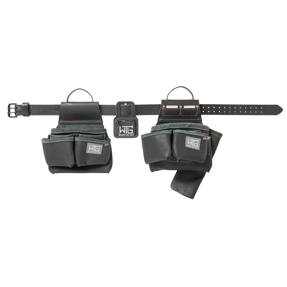 Black Leather Classic Roofer Tool Belt
