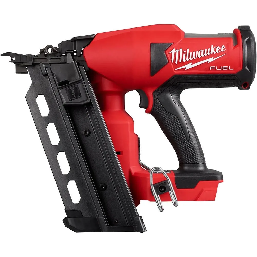 Milwaukee M18 FUEL 18-Volt Brushless Lithium-Ion Cordless 21-Degree Duplex Nailer