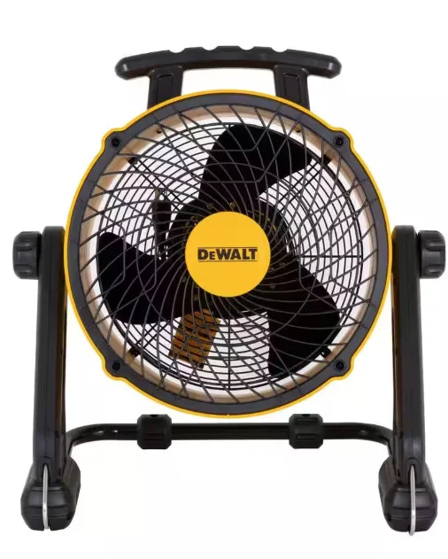DEWALT 16 in. Yellow 3 Speed Benchtop and Hanging Drum Fan