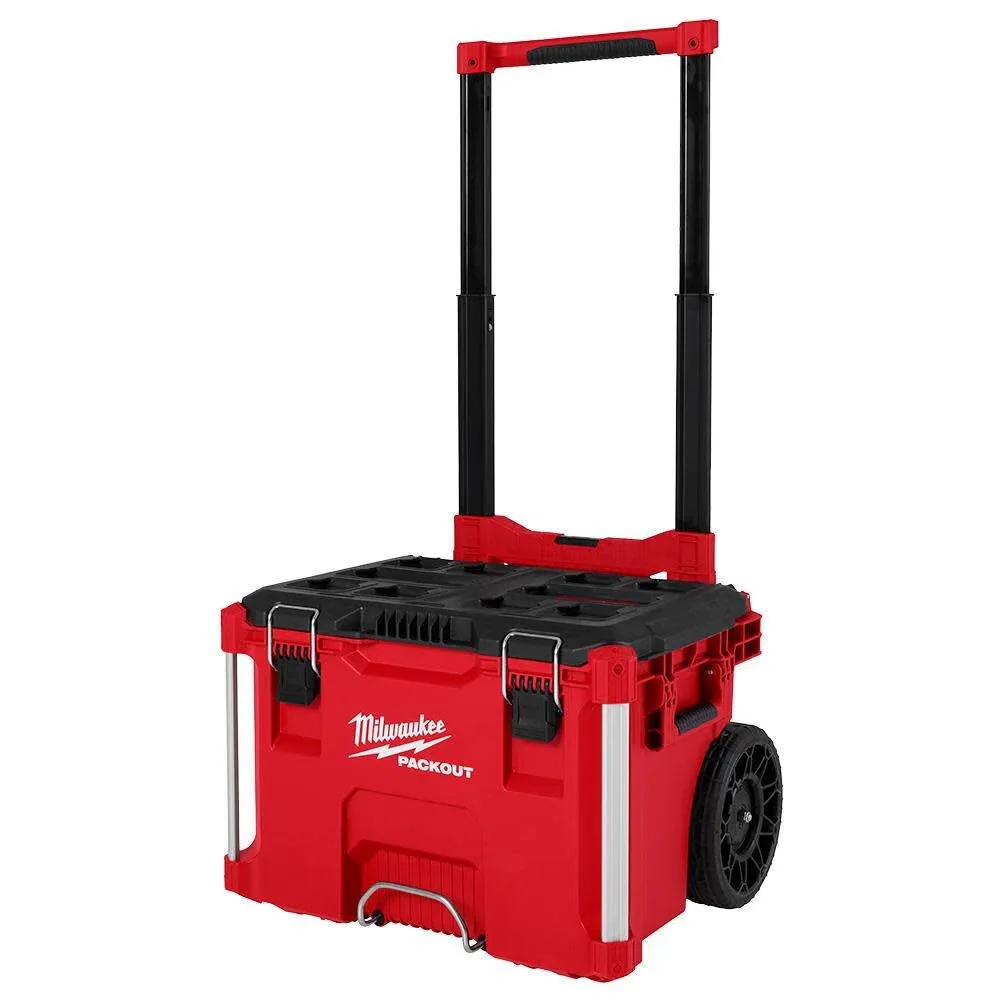 Milwaukee PACKOUT 22 in. Rolling Modular Tool Box Low Profile Handle