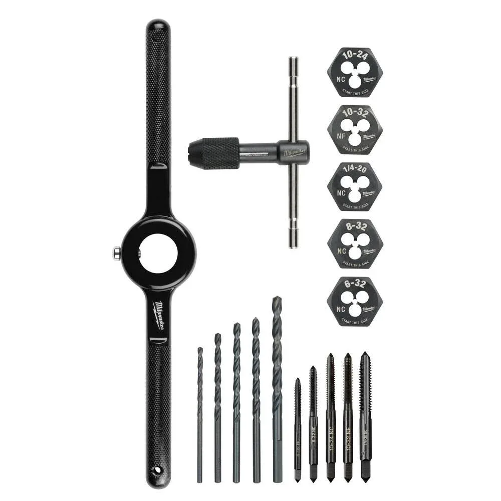 Milwaukee SAE Tap and Die Set (17-Piece)