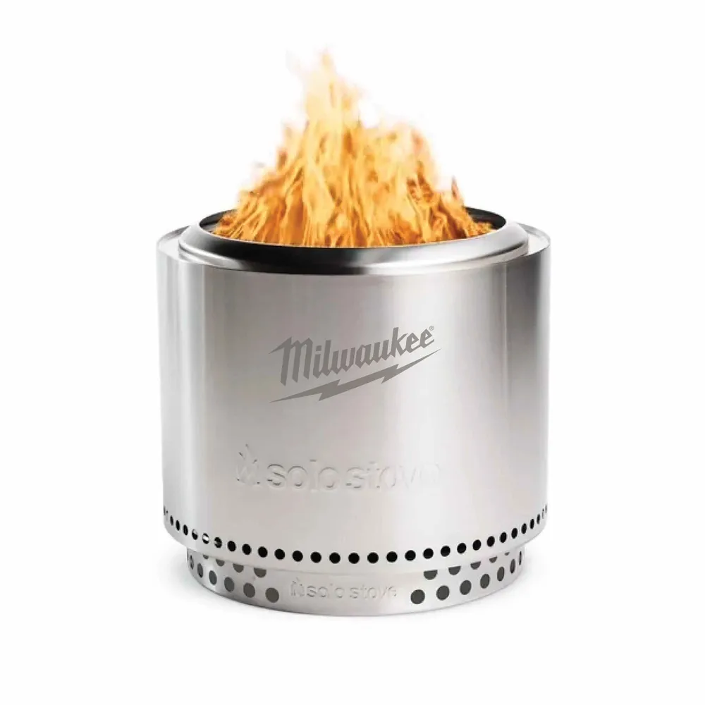 Milwaukee Smokeless Fire Pit (by Solo Stove) – Stainless Steel