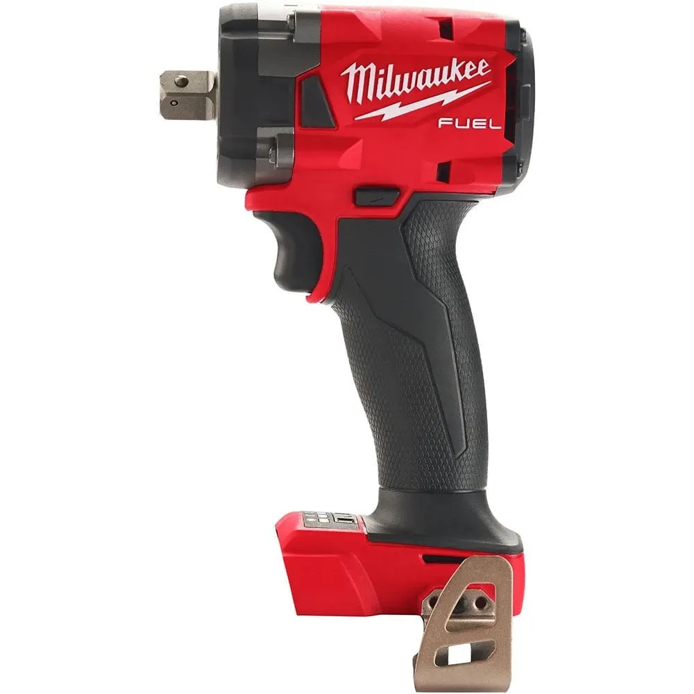 Milwaukee M18 FUEL GEN-3 18V Lithium-Ion Brushless Cordless 1/2 in. Compact Impact Wrench with Pin Detent (Tool-Only)