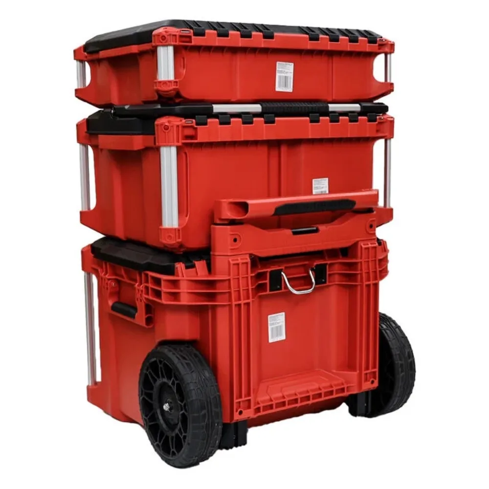 Milwaukee PACKOUT Tool Box Set with NEW Low Handle Rolling Tool Box 2