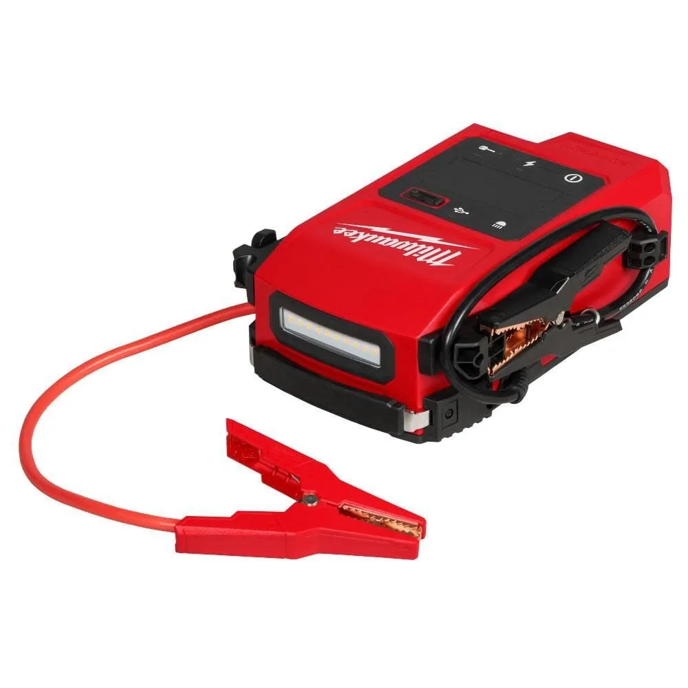 Milwaukee M18 18V Lithium-Ion Cordless 2000 Peak Amp HOTSHOT Jump Starter (Tool-Only)