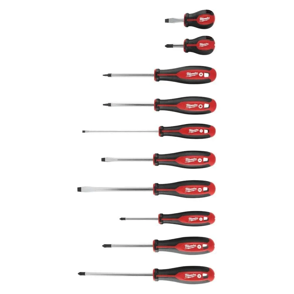 Milwaukee Combination Screwdriver Set (10-Piece)