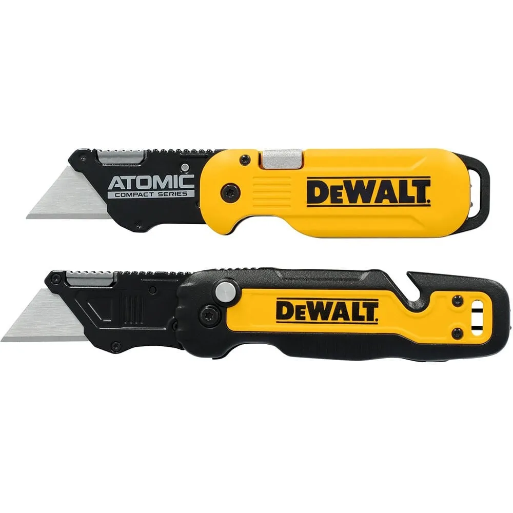 DEWALT Push and Flip Folding Utility Knife Set