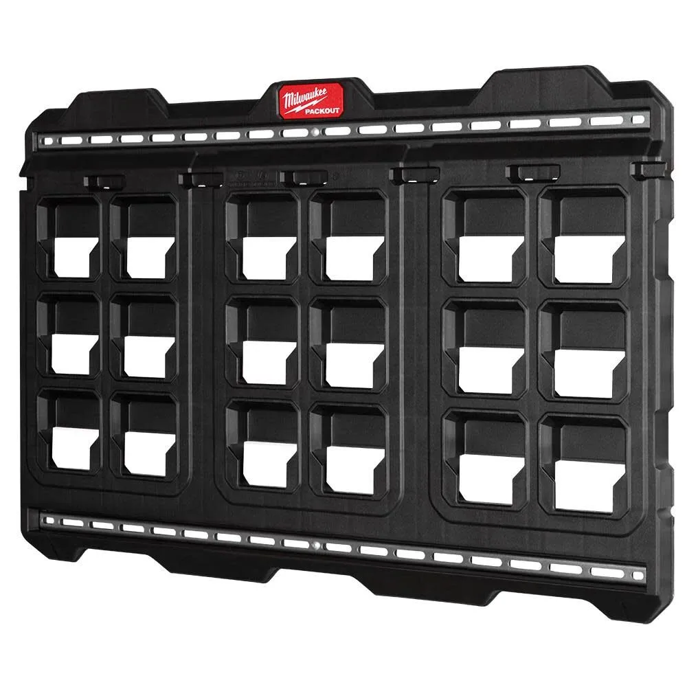 Milwaukee 20 in. x 30.75 in. Wall Plate in Black