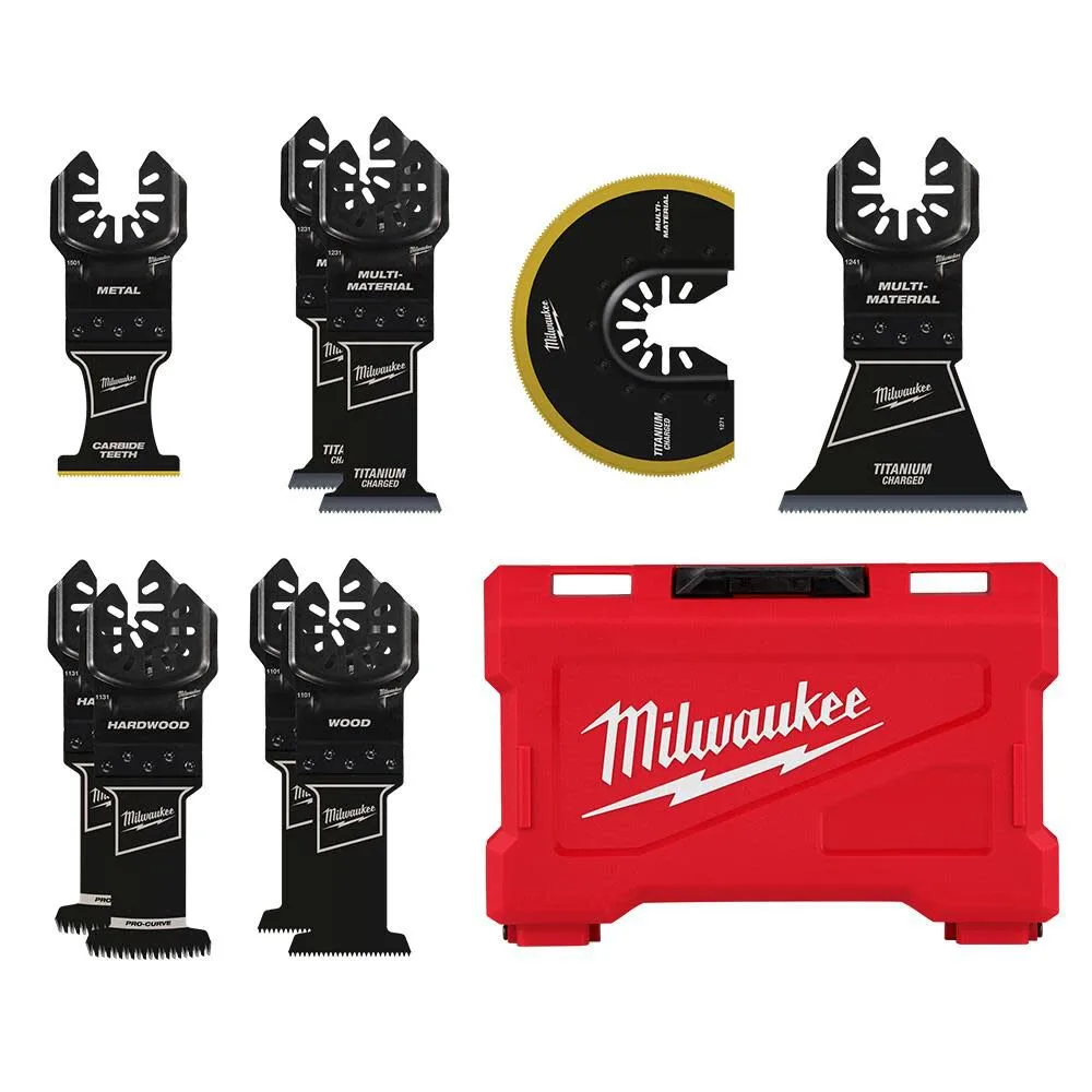 Milwaukee Oscillating Multi-Tool Blade Kit (9-Piece)