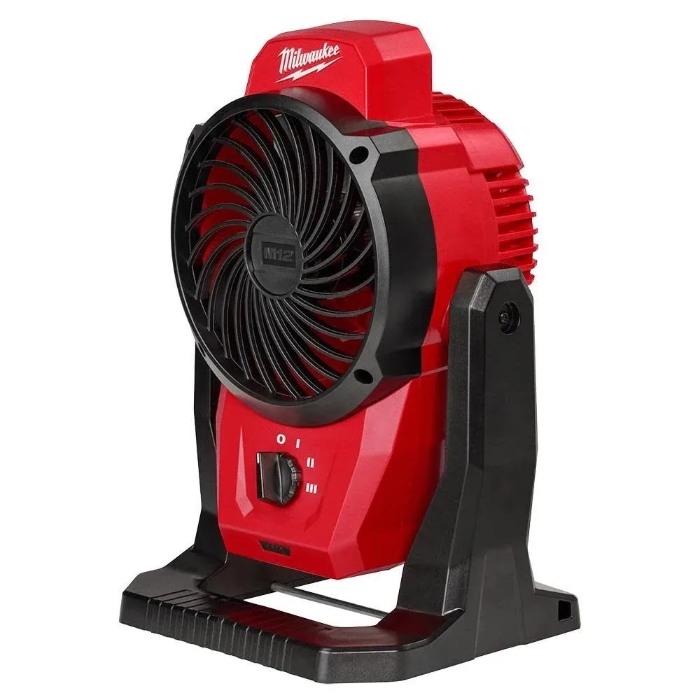 Milwaukee M12 12-Volt Lithium-Ion Cordless Jobsite Fan (Tool-Only)