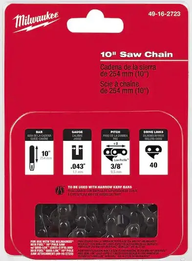 Milwaukee 10 in. Saw Chain
