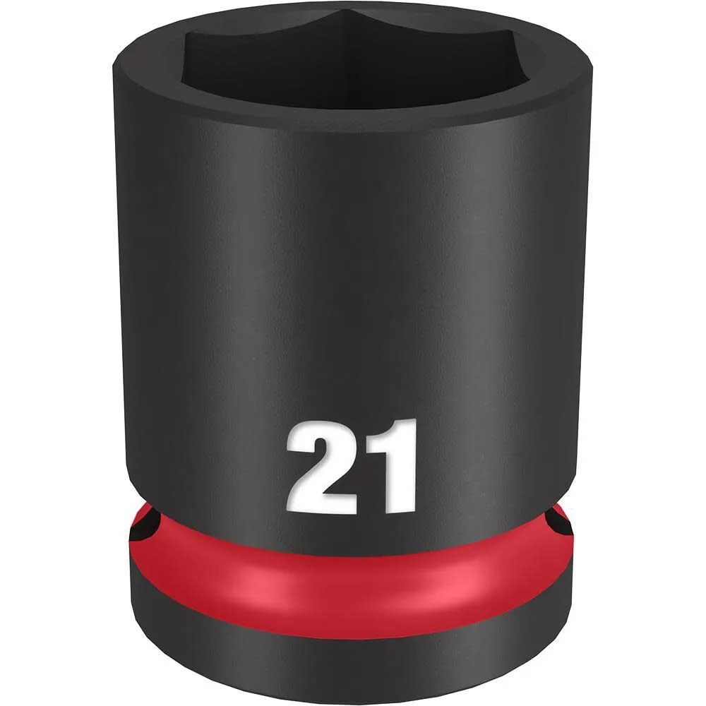 Milwaukee Impact Socket 1/2in Drive 21mm Standard 6 Point