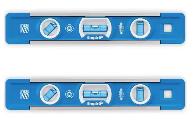 Empire 9 in. True Blue Professional Magnetic Torpedo Level (2-Pack)