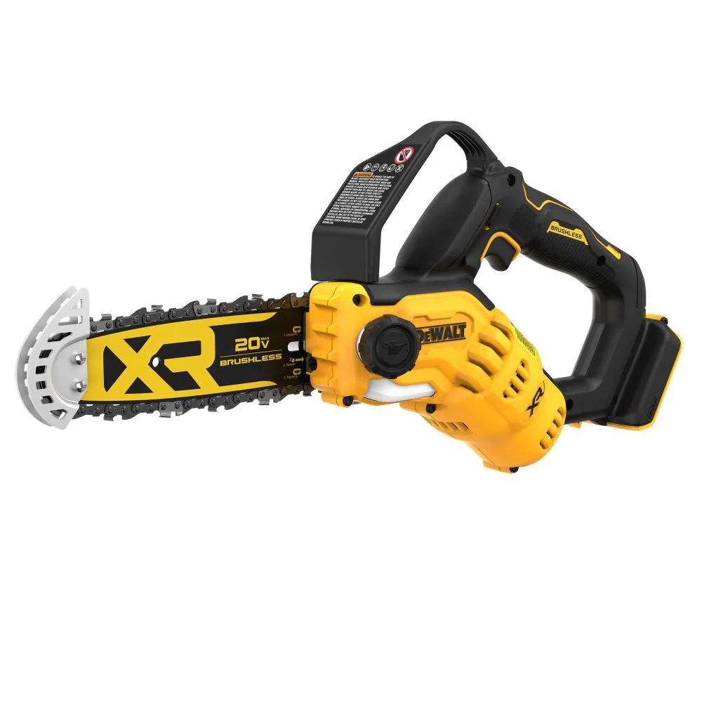 DEWALT 20V MAX 8 in. Brushless Cordless Battery Powered Pruning Chainsaw (Tool Only)