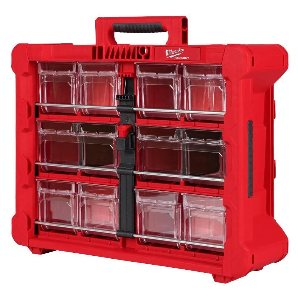 Milwaukee PACKOUT 10 Compartment Tilt Bin Organizer