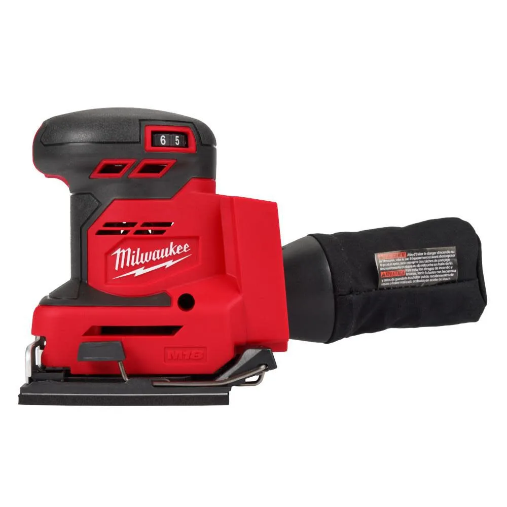 Milwaukee M18 18V Lithium-Ion Cordless 1/4 in. Sheet Sander (Tool-Only)