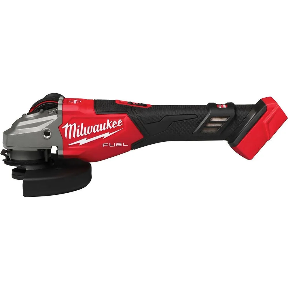 Milwaukee M18 FUEL 18V Lithium-Ion Brushless Cordless 4-1/2 in./6 in. Braking Grinder with Slide Switch (Tool-Only)