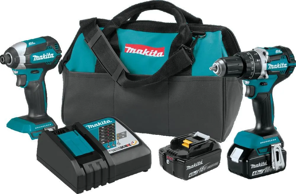 Kit Makita LXT de 18V sin escobillas de 2 herramientas